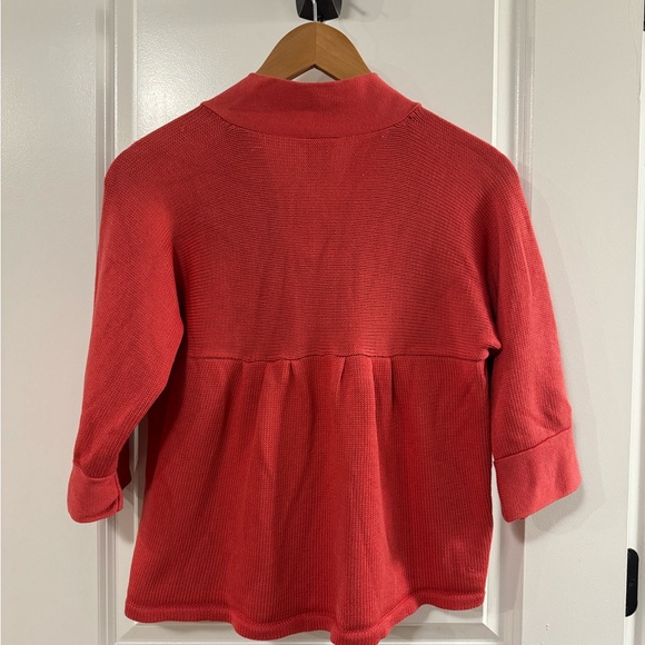 Ann Taylor peach crop cardigan. Size small. - Picture 5 of 6